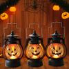 Halloween Pumpkin Ghost Face Lamp Portable Skull Decoration Light for Bar Party Table Atmosphere Prop Halloween Decor Use