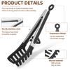 3 Pcs Kitchen Tongs Silicone Food Tongs Non Stick Cooking Serving Tongs Heat Resistant BBQ and Cooking Tools for Kitchen Gadgets