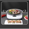 Grill Cooking Pan For Gas Stoves Induction Cooktops,for Outdoor Cooking 46*33.5*1.5/49*37.5*2cm Stainless Steel Smokeless Pans