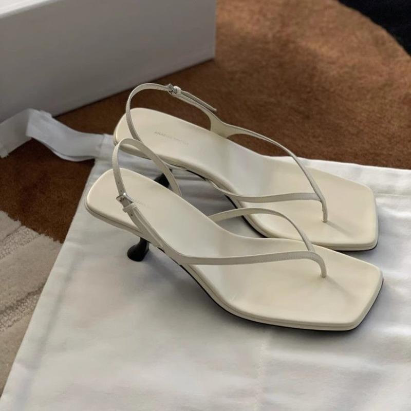 Fashion Women's Sandals Kitten Heel Thin Belt Thin Heel French Pumps Sandals Fairy Style Summer New High Heel Fashion Sexy Style Sandals