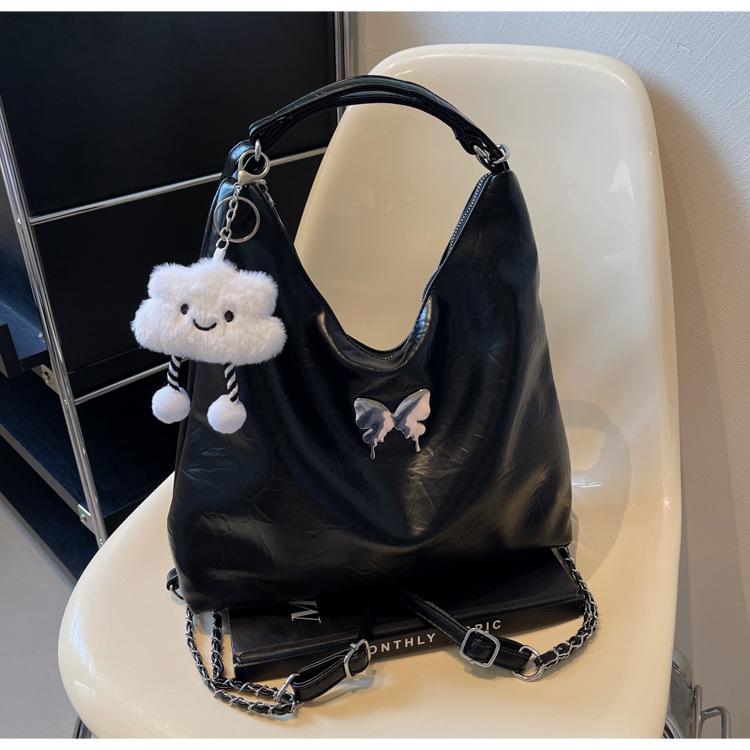 

Женская сумка-тоут 2024 года, новый вместительный рюкзак для поездок на работу, многофункциональная сумка через плечо, рюкзак для отдыха и путешествий чёрный