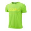 CCCP Print Men's Training T-shirt Summer Daily Sports Workout Short Sleeve Quick-dry Top Male Outdoor Gym Fitness Running Tees