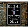 Fashion Ford Mustang Parking Only Metal Sign Ideal for Garage Decoration As A Mustang Themed Gift Adding Style To Garage Spaces