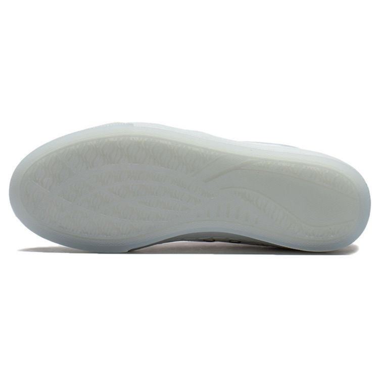 Li Ning We Wo Low Synthetic Leather Slip Resistant Durable Lightweight Low Top Skate Shoes Women Sneakers Frost-White AECS018-1