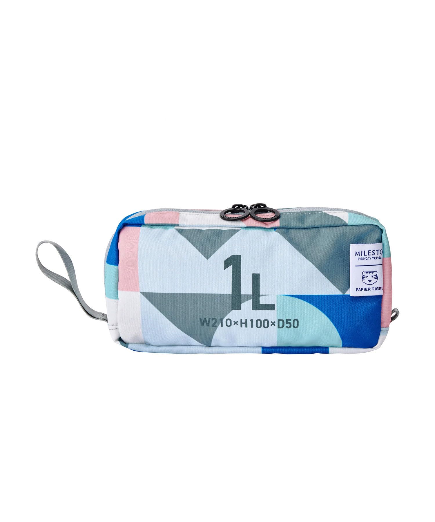 MILESTO MILESTO x PAPIERTIGRE Косметичка, 1 л, Без размера, Светло-голубой