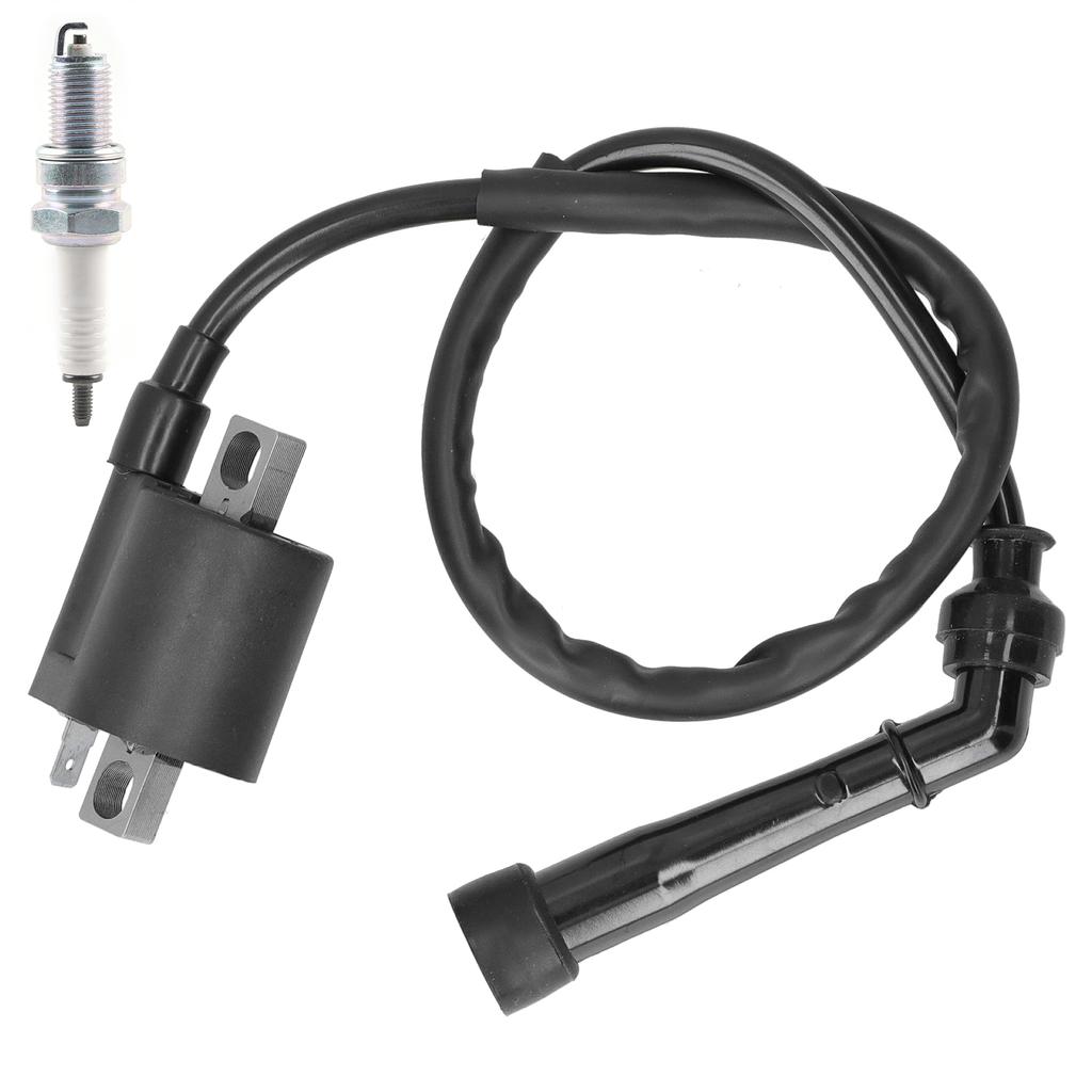 Ignition Coil Spark Plug Kit Vehicle Accessory Replacement Fit for Yamaha Grizzly 660660R