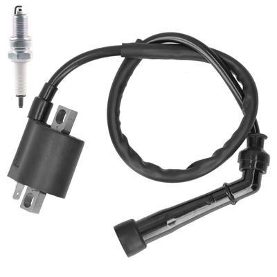 Ignition Coil Spark Plug Kit Vehicle Accessory Replacement Fit for Yamaha Grizzly 660660R