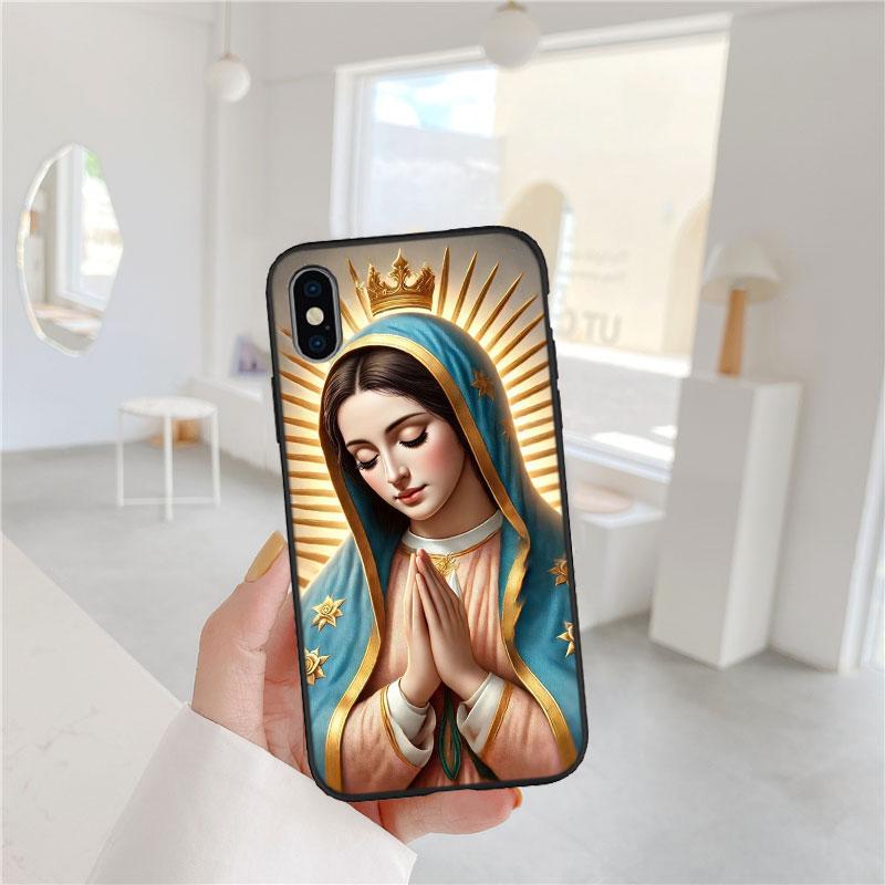 BF115 Virgen Maria Soft Shell Phone Case for Redmi Note 13 14 Pro+ Plus A3 A3X 13X 13C 13R 14S 14C 14R