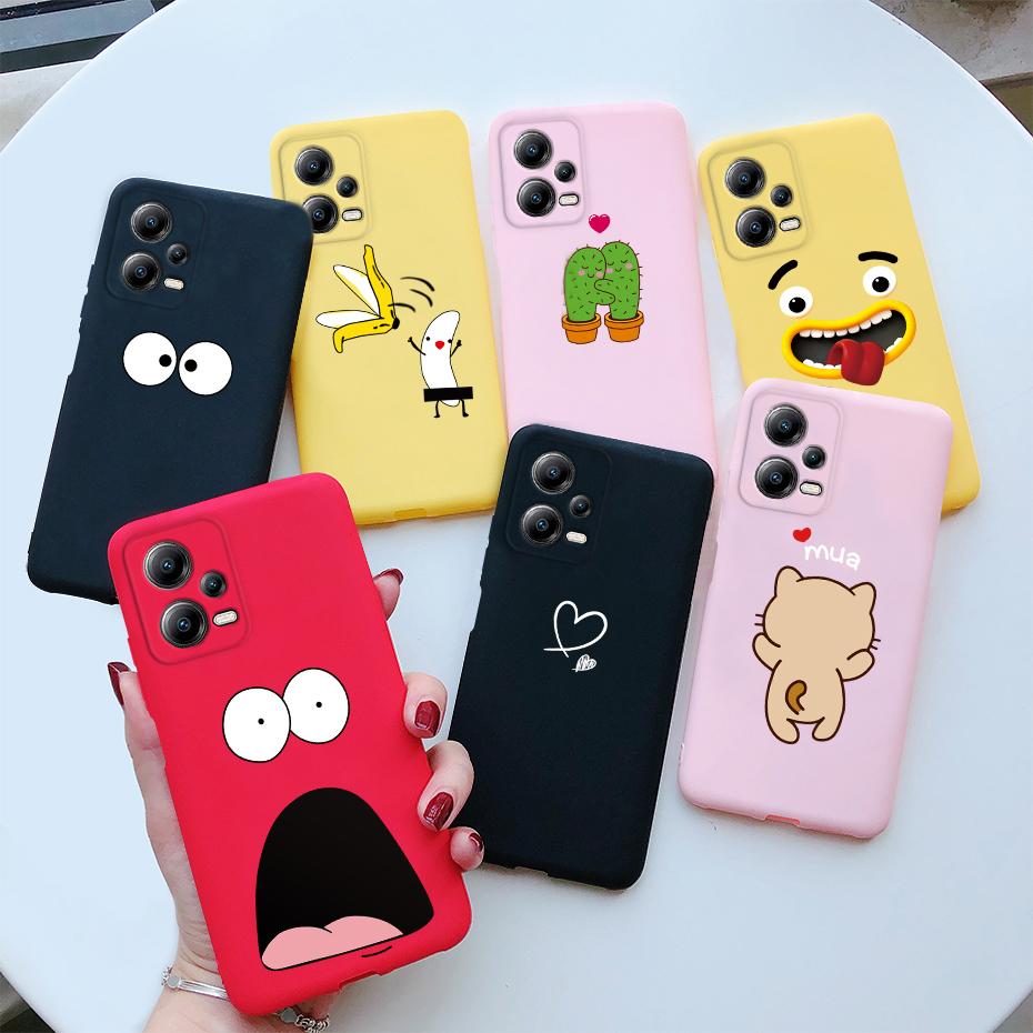 Poco X5 Case For Xiaomi Poco X5 Pro Soft Silicone Cover Cute Cartoons Phone Case For Xiomi Poco X5 Coque PocoX5 X 5 X5Pro Funda
