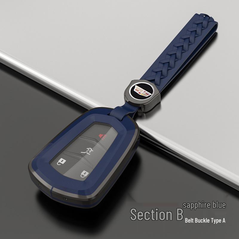 Cadillac Premium Key Case for XT5, CT5, XT4, XTS, ATSL, CT6, XT6, CT4 - Suitable for Men & Women
