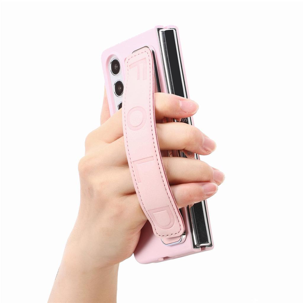 Elastic Rope Wristband Phone Case and Film for ZFold7/ZFold6 with PC Skin-Feel Spray Paint