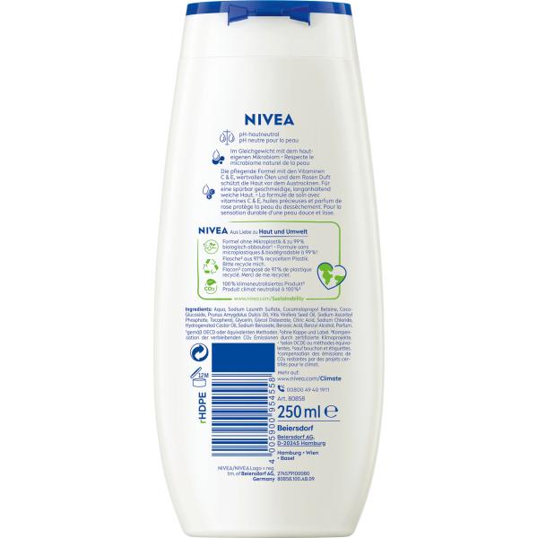 NIVEA Rose & Almond Oil Shower Cream 250ml
