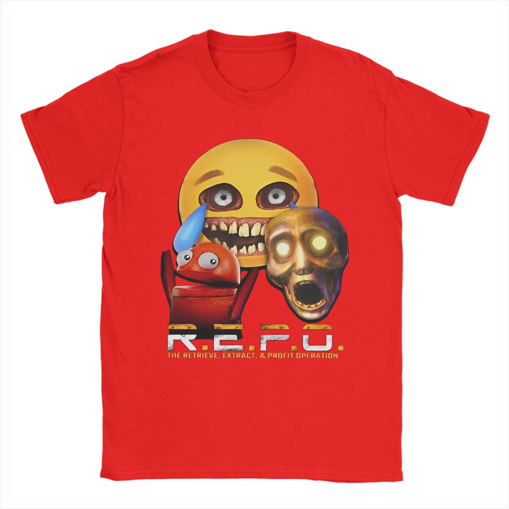 T-Shirt Homme T-Shirts en Coton T-Shirts à Manches Courtes Jeu Chaud Repo Robot Merch Imprimé