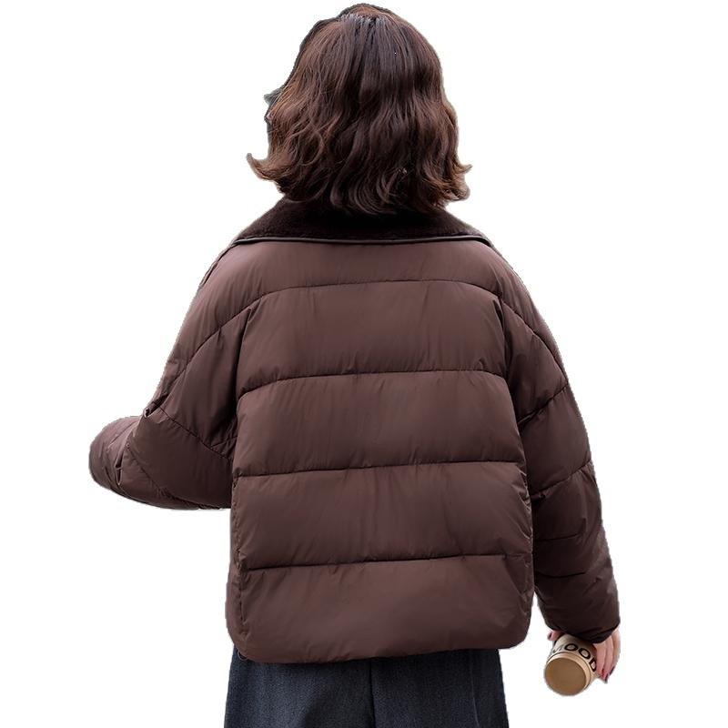 Fashion versatile down cotton clothes women's short winter new warm loose thickened popular cotton coat tide