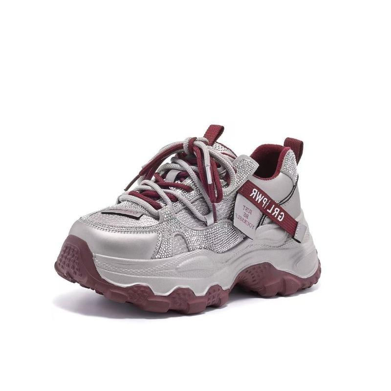 High-top Dad Shoes, New Style, Breathable, Sports Shoes, Women s 35