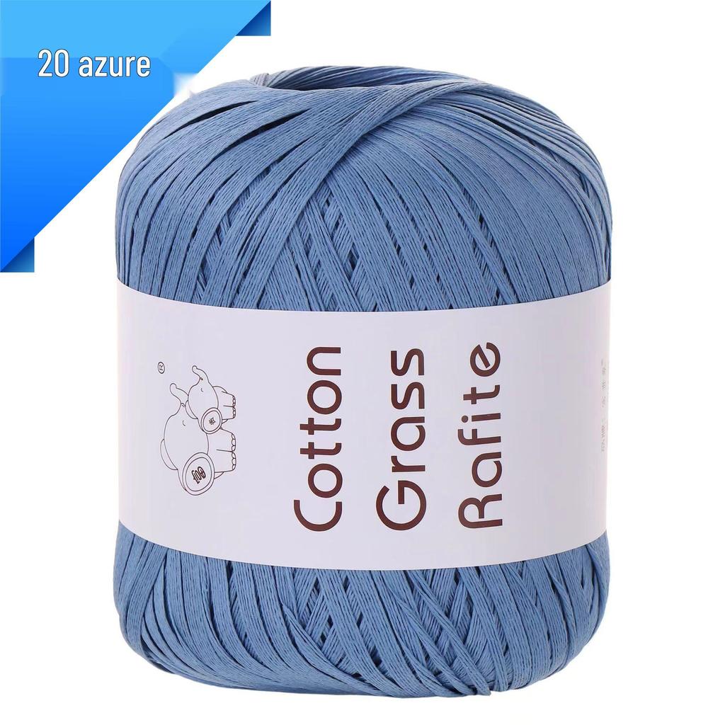 Raffia-Baumwoll-Strohgarn für DIY-Bastelarbeiten: Handgewebte Taschen, Hüte & mehr