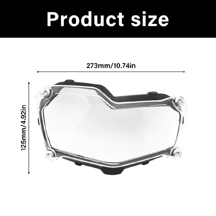 Heavy Duty Headlight Grille Protector Weather Resistant ABS Cover Impact Absorption Desigs for Car F750GS F850GS