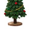 DIY Handmade Christmas Tree Kit Pipe Cleaners Cute Christmas Tree Ornament for Home Office Table Decor