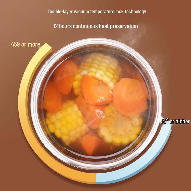 Jinyun Upgraded 304 Stainless Steel Insulated Food Container