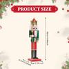 Nutcracker Statue Tabletop Ornament Wood Sculpture Crafts for Housewarming Desktop