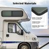RV Sliding Window with Decorative Ring, Black 42x12x1.57in, RV Accessories, Travel Trailer Window, Camper Van Window Upgrade
