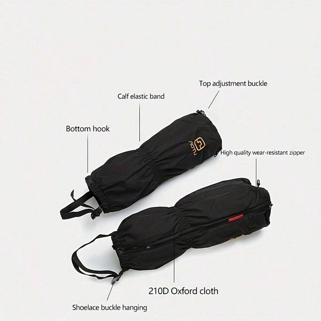 Outdoor Snow Foot Cover Travel Leg Warmers Waterproof Legging Shoes Cover Hunt Climbing Camping Winter Tourist Hiking Leg Gaiter