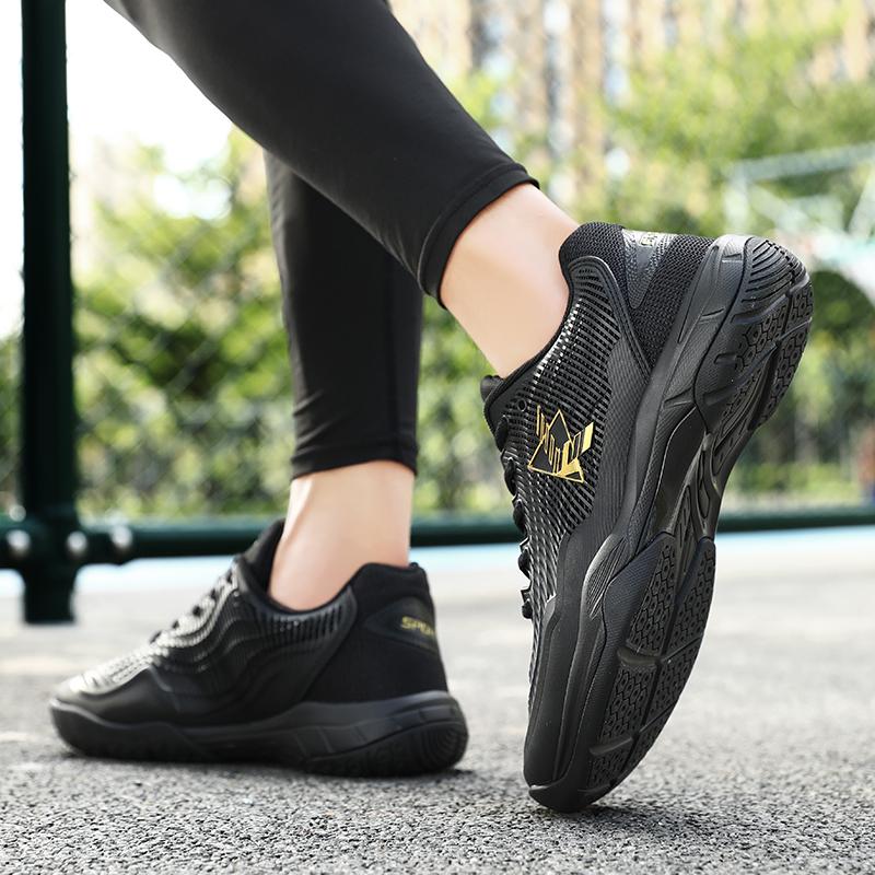 36-45 Couple Plus Size Shock-absorbing Anti Slip Wear-resistant Breathable Fashionable Sports Tennis Shoes Badminton Shoes