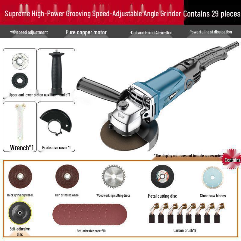 Fugle Multifunctional Angle Grinder & Polisher - Household Hand Tool