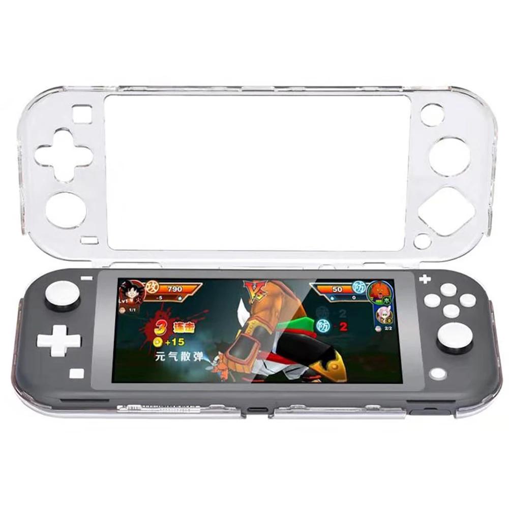 Transparent Protective Case Cover for Nintendo Switch Lite Console Plastic Anti-scratch Console Handle Gamepad Shell Cover Case