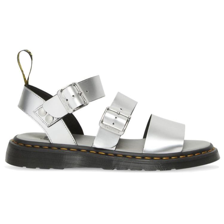 Dr. Martens Gryphon Minimalist Casual Belt Sports Sandals Women Sandals Silver 26670972