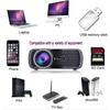 New Mini WIFI 7000 Lumens 1080P HD 3D LED Portable Projector Theater Home Cinema