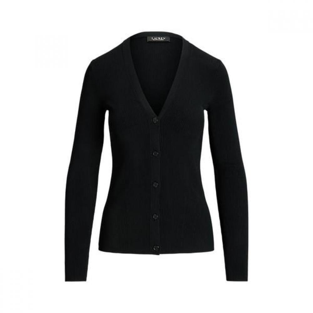 Lauren Ralph Lauren Rib V Neck Cardigan  Wmlrswes6820645001 