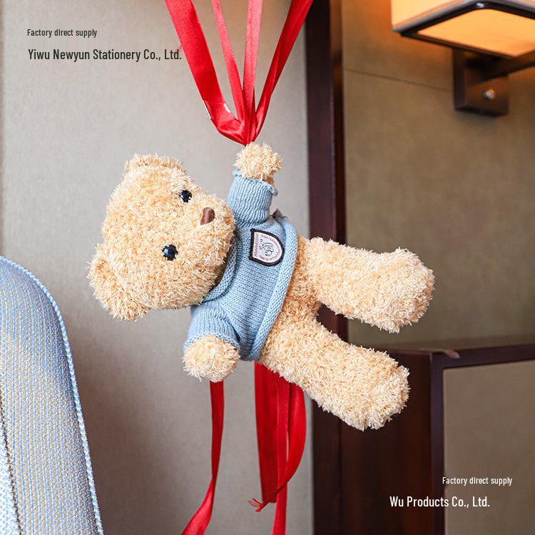 Teddy Bear Wedding Decoration Balloons Set for Bridal Chamber, Bedroom & Engagement Celebrations