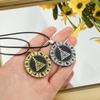 Anime Gravity Falls Necklace Bill Triangle Eye Pendant Cosplay Prop Jewellery