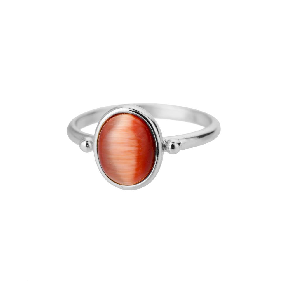 Stainless Steel Opal Rings for Women Aesthetic Water Drop Gold Color Wedding Ring Waterproof Jewelry Finger Accessories Gifts