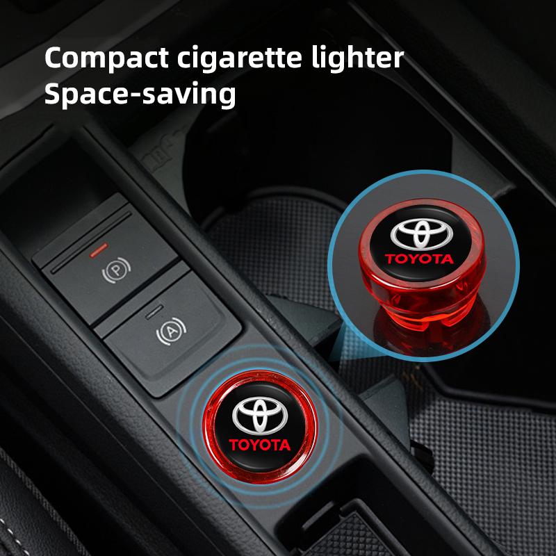 Car Cigarette Lighter Dust Proof Protect Cover Lighter Button For Toyota Hilux Corolla RAV4 Camry Highlander Yaris Cross Prado AM6