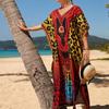 Leopard Print Evening Dress for Women - Colorful, Loose, Plus Size