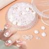 1 Box Pearl 3D Rhinestones Sticker Flower Eyes Face Facial  Sticker  DIY Decoration