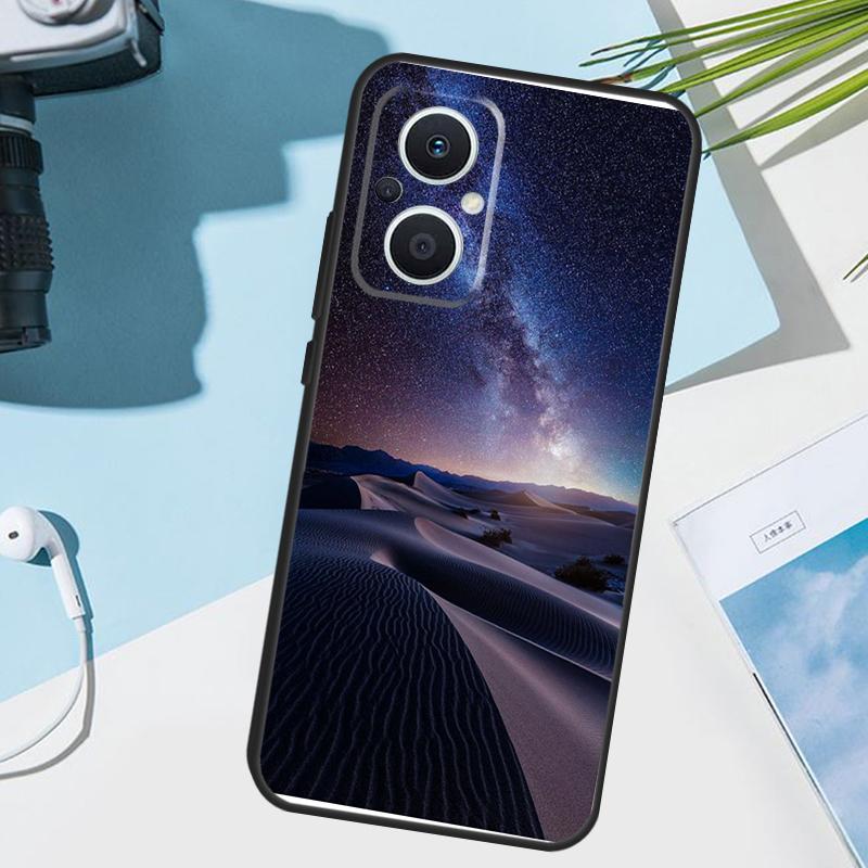 Star Space Moon Night Case For OPPO Reno 13 13F 12 11 F 8T 7 8 10 Pro OPPO Find X8 Pro X6 X3 X5 Lite Cover Funda