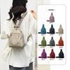 Schoolbag New Multifunctional Multilayer Fashion Versatile Backpack Breast Bag Casual Oblique Span Bag Large Capacity Lightweight Travel Bag Women