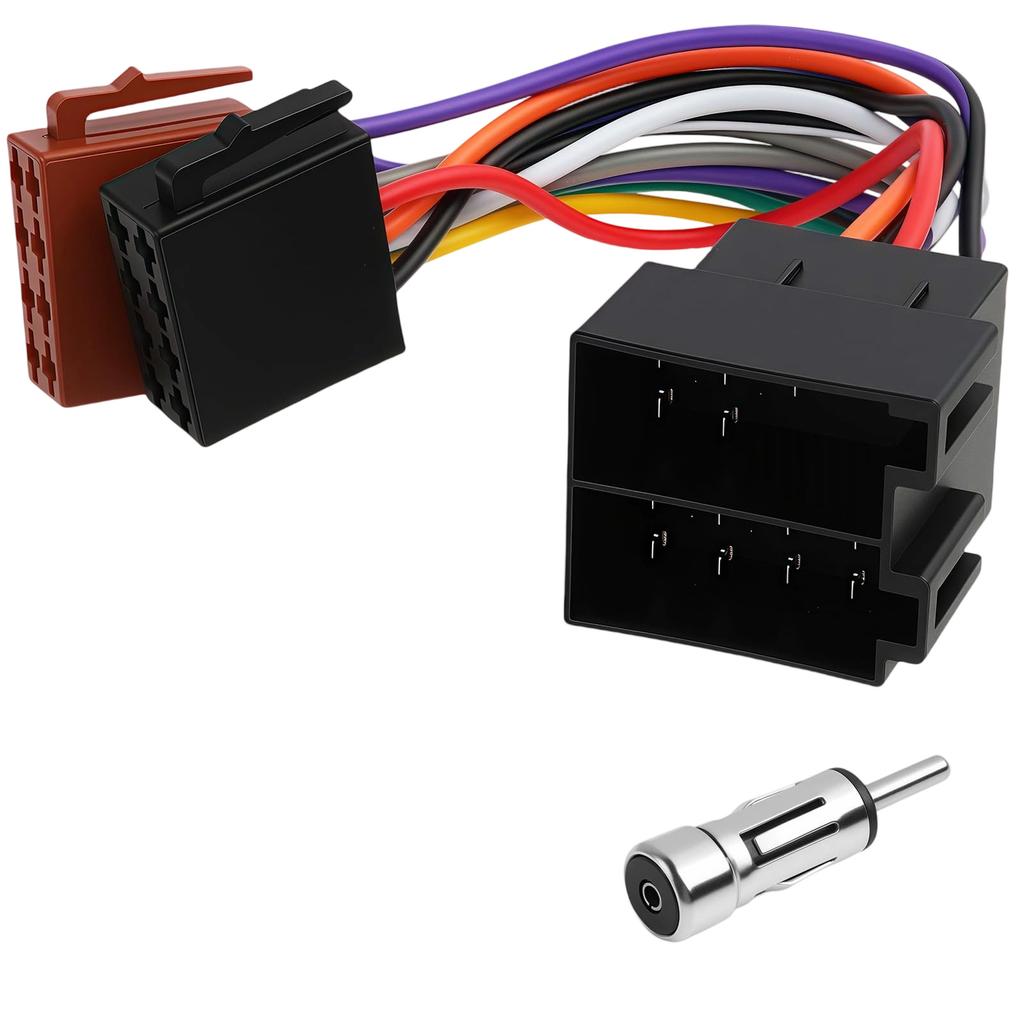 16 Pin Car Stereo Radio Cable Universal Vehicle Sound Wiring Adapter 16 Pin Extension And Power Adjustment