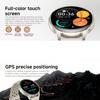 Bluetooth Smartwatch with AMOLED 1.32-inch display, LED flashlight, compass, and outdoor features