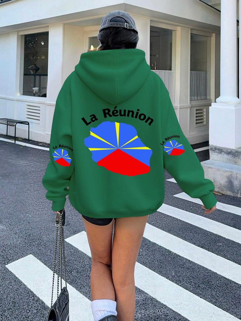 Meeting La R union Geometric Island 974 women's hoodies