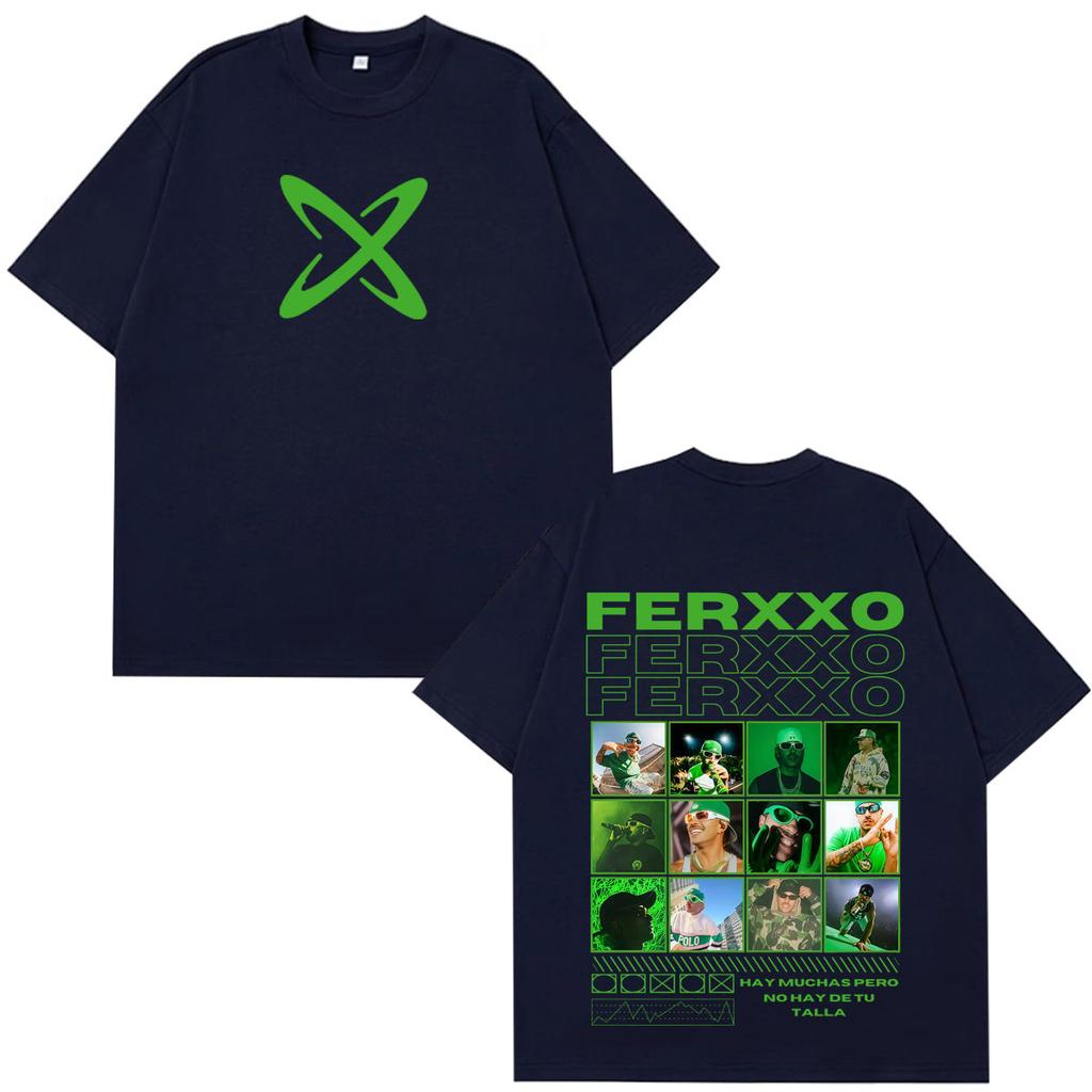Rapper Feid Ferxxo Falxxo Tour 2026 Print Tshirt Unisex Unisex Fashion Hiphop Tshirt Shortsleeved Casual Cotton Vintage Tshirts