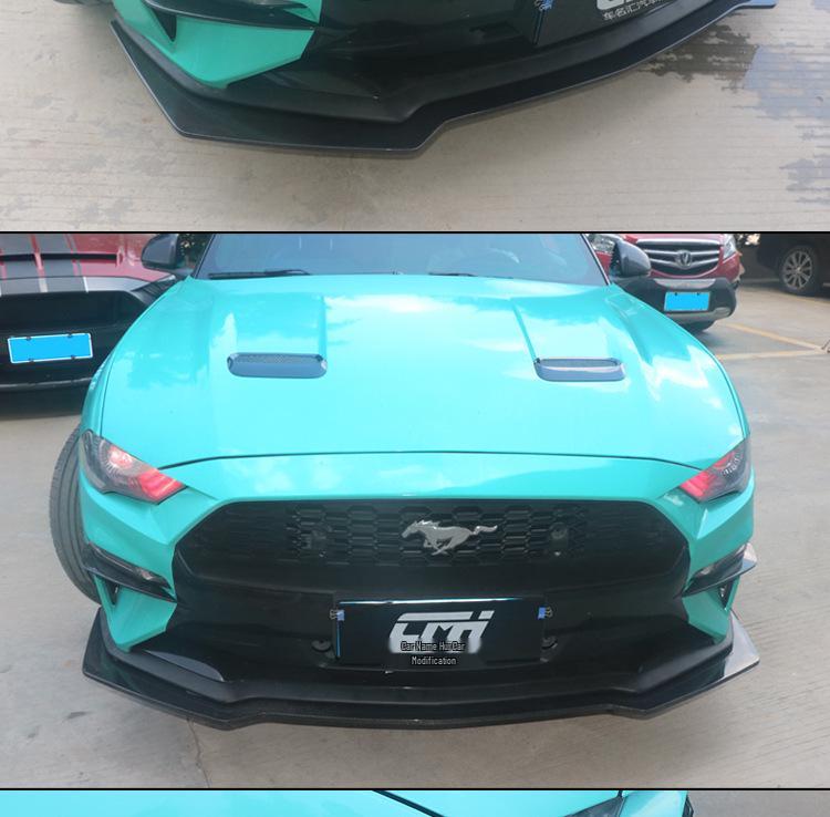 Ford Mustang GT Carbon Fiber Front Lip & Body Kit Upgrade (2018-2020)