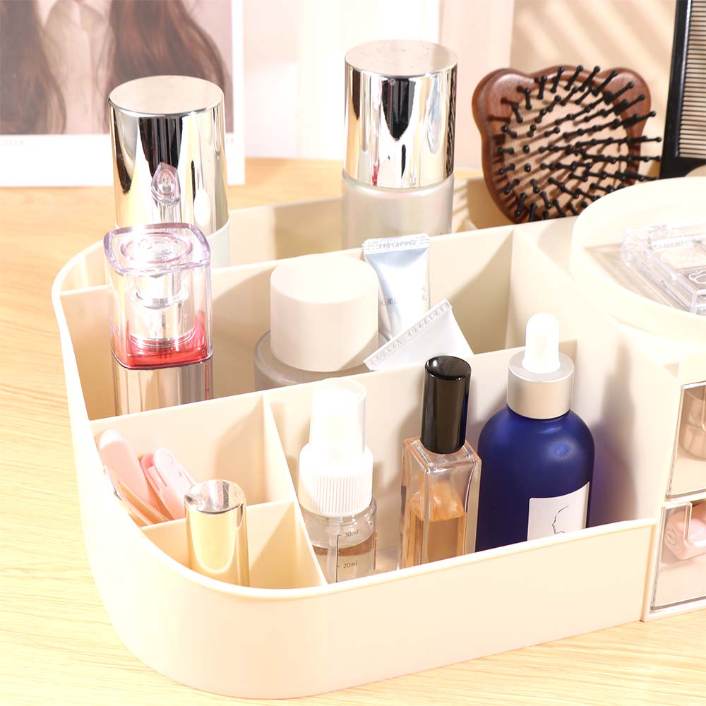 Drawer Type Makeup Box Large Capacity Sundries Storage Box Jewelry Cosmetic Organizer Office