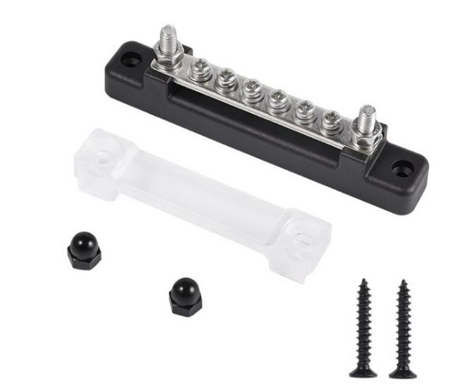 150A 10-Way High Current Busbar with Terminals for Car, RV, Yacht
