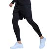 Men's Autumn/Winter Two-in-One Sports Leggings for Running, Training, and Basketball