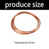 Round Copper Tubing  Refrigeration Copper Tube Soft Coil Pure Copper Pipe For Air Conditioning Installations