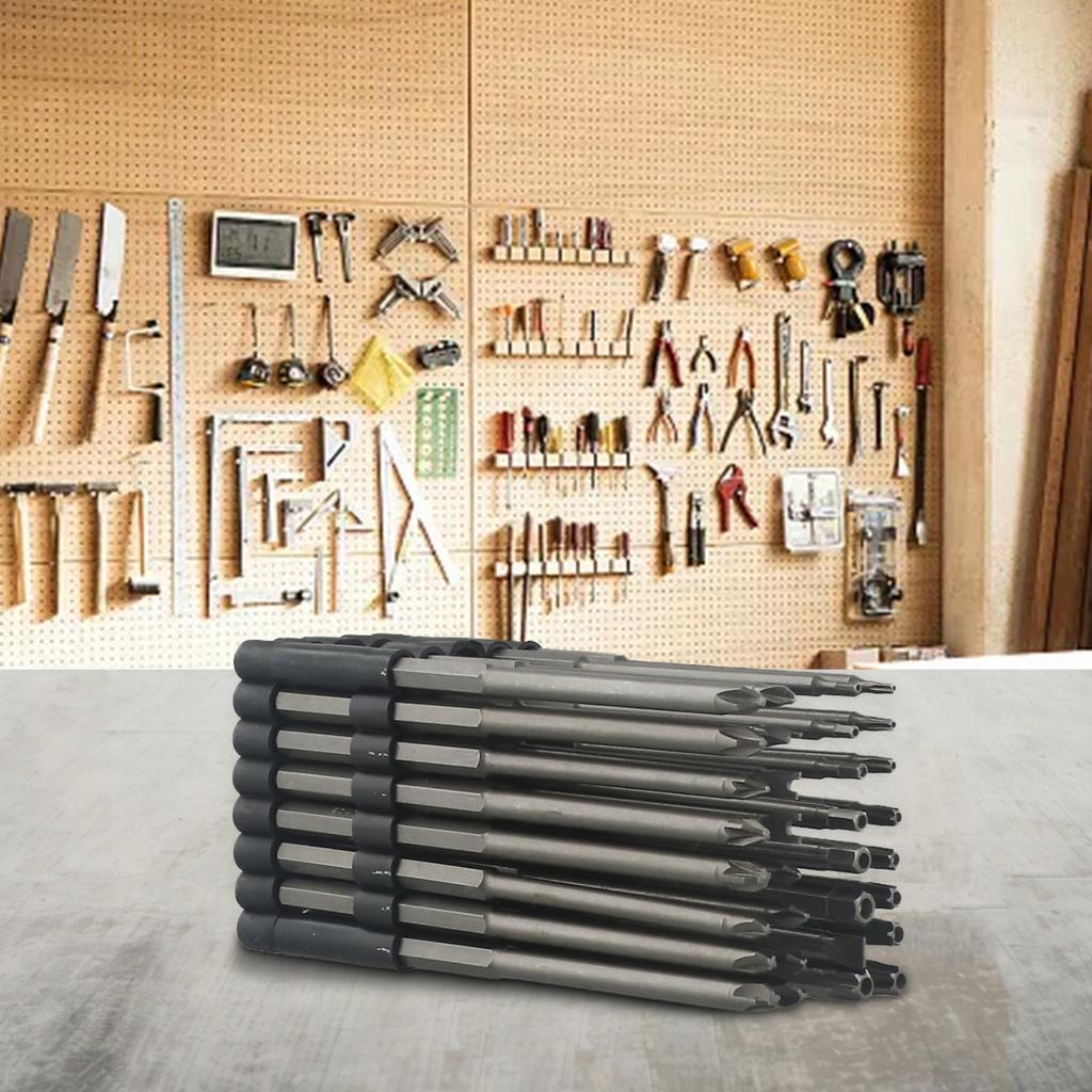 Silver Screwdriver Bit Set Tamper Proof Wide Applications